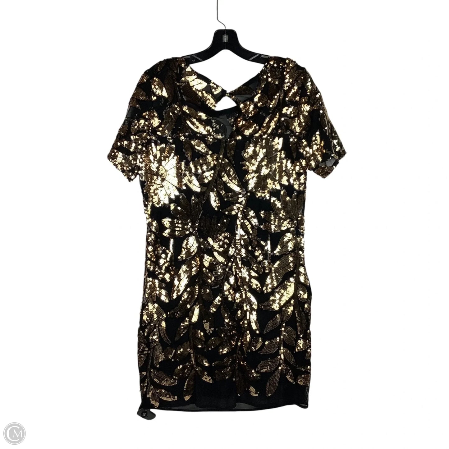 Dress Party Short By Maeve In Gold, Size: S