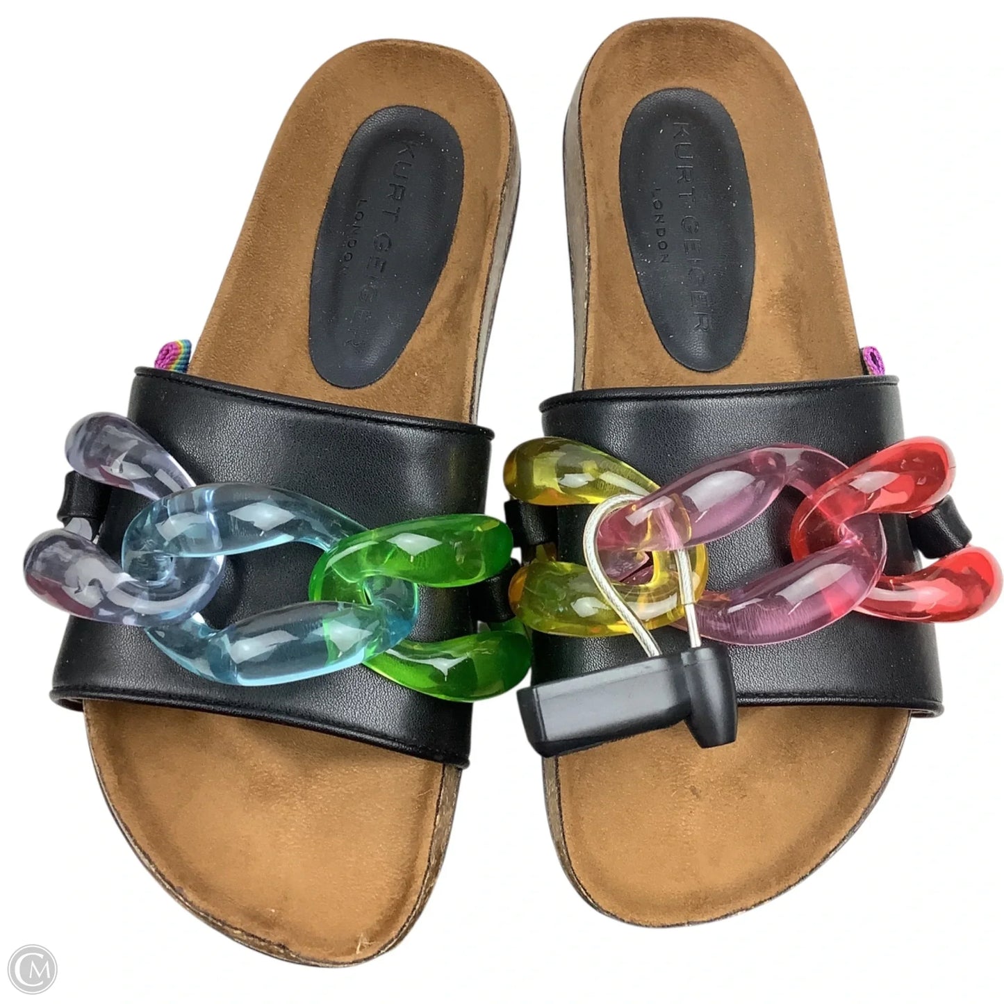 Sandals Designer By Kurt Geiger In Multi-colored, Size: 7.5