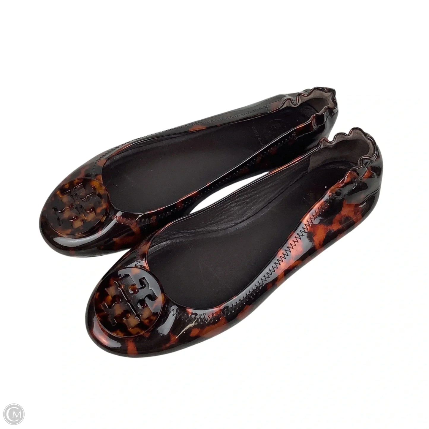 Shoes Designer By Tory Burch In Tortoise Shell Print, Size: 7