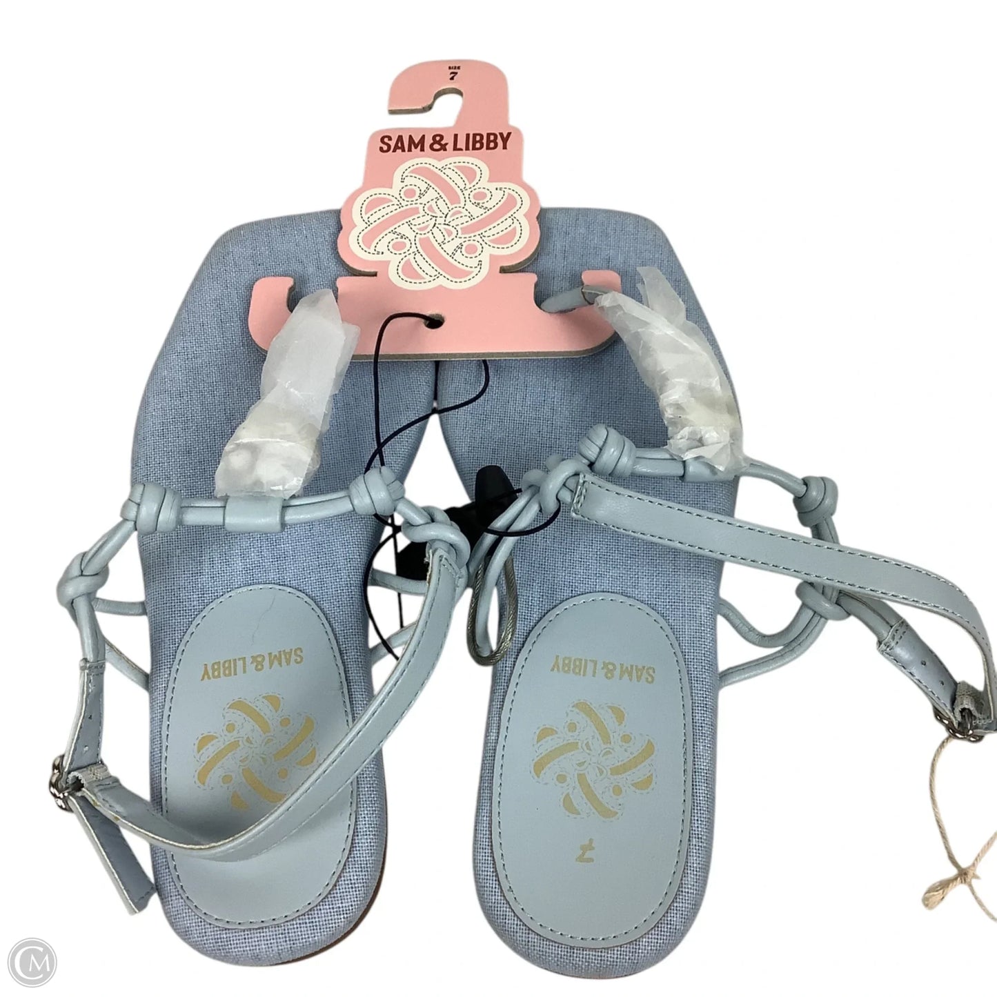 Sandals Flats By Sam And Libby In Blue, Size: 7