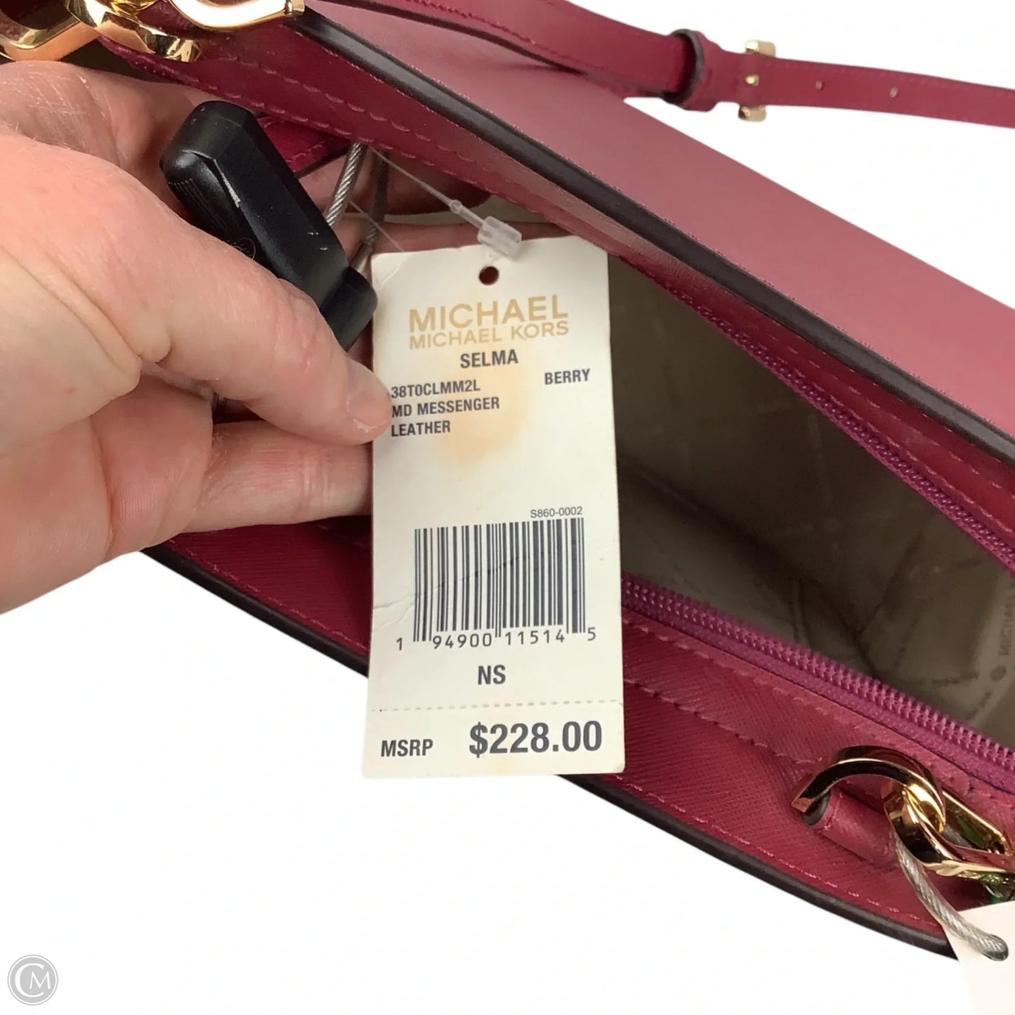 Crossbody Designer By Michael Kors, Size: Medium