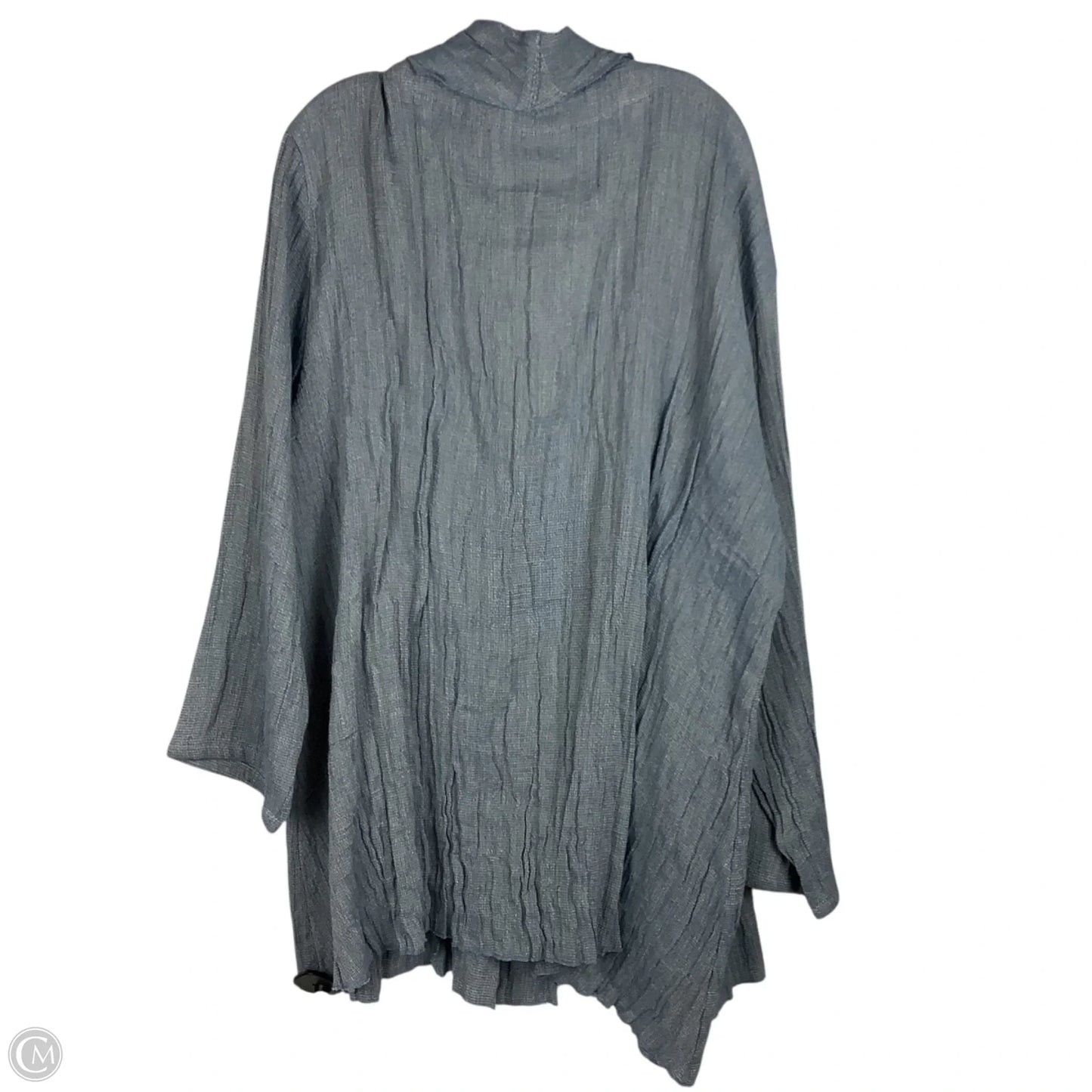 Cardigan By Clothes Mentor In Blue, Size: 2x