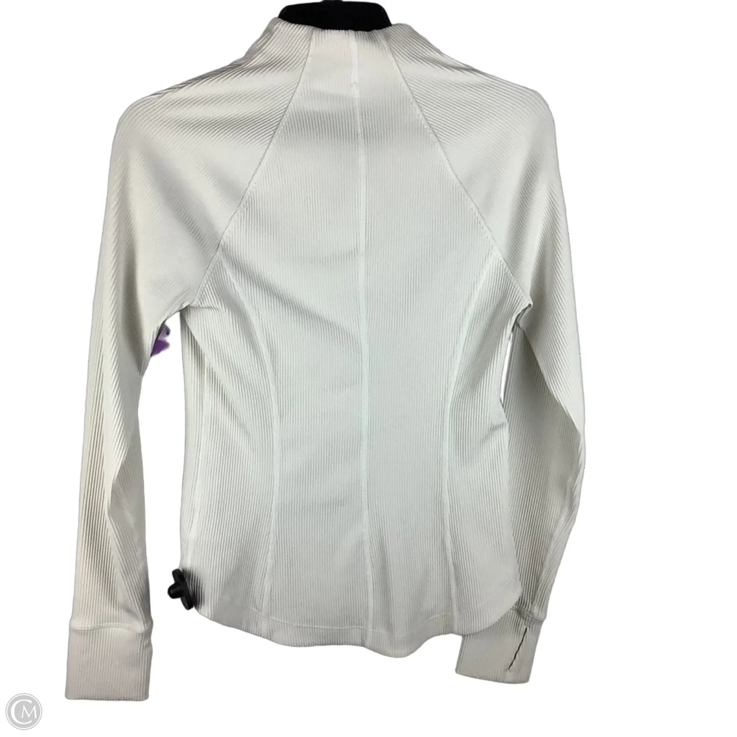 Athletic Jacket By Athleta In White, Size: S