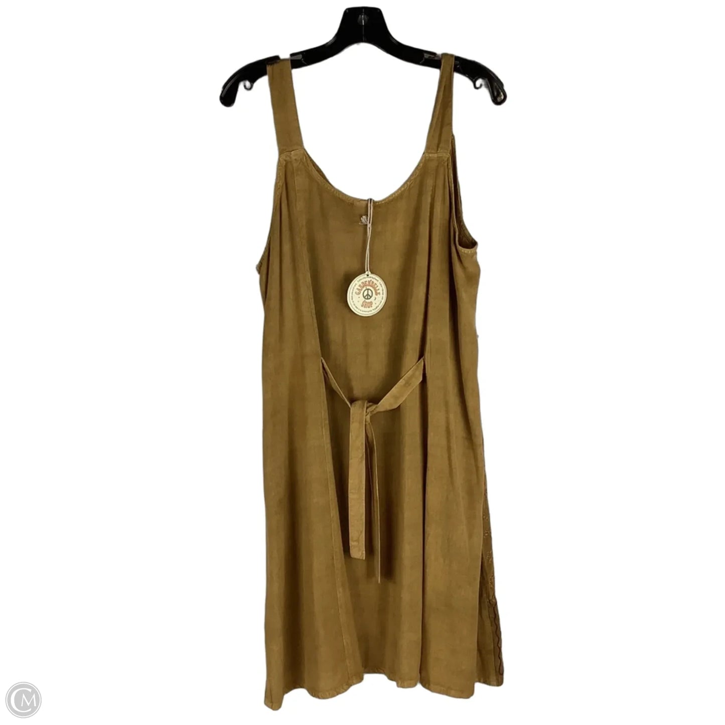 Dress Casual Midi By Clothes Mentor In Yellow, Size: OS