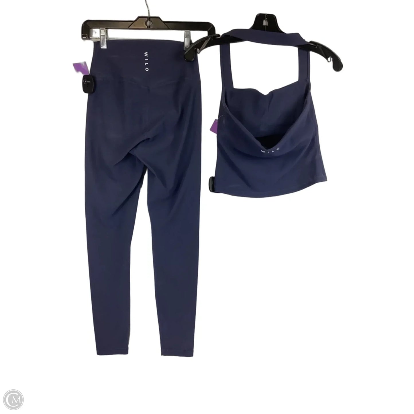 Athletic Pants 2pc By Wilo In Blue, Size: S