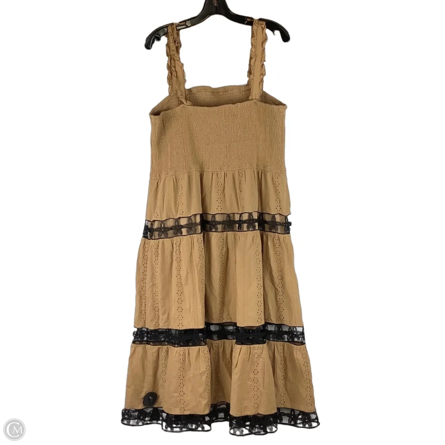 Dress Casual Midi By Cato In Brown, Size: Xl