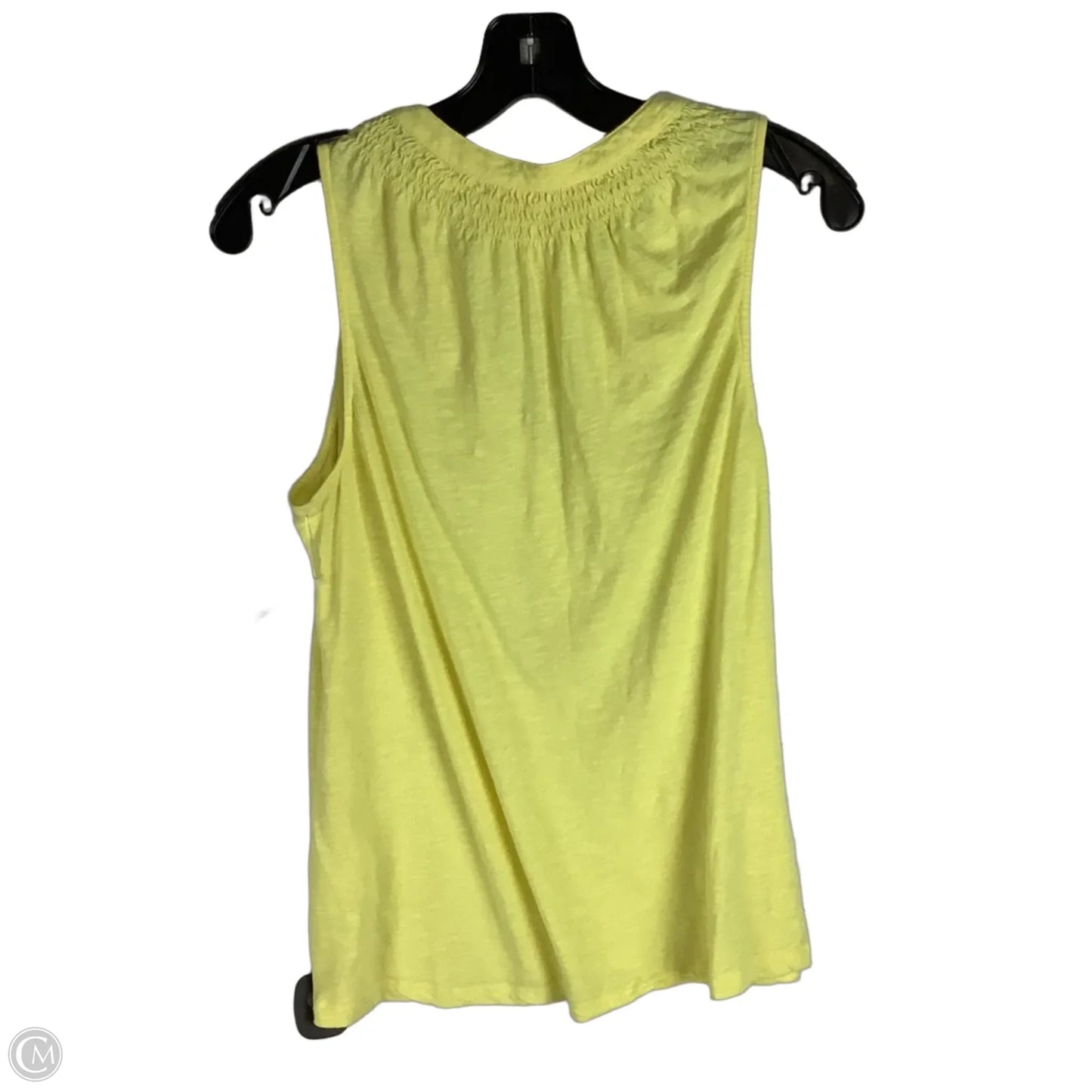 Top Sleeveless Designer By Lilly Pulitzer In Yellow, Size: M