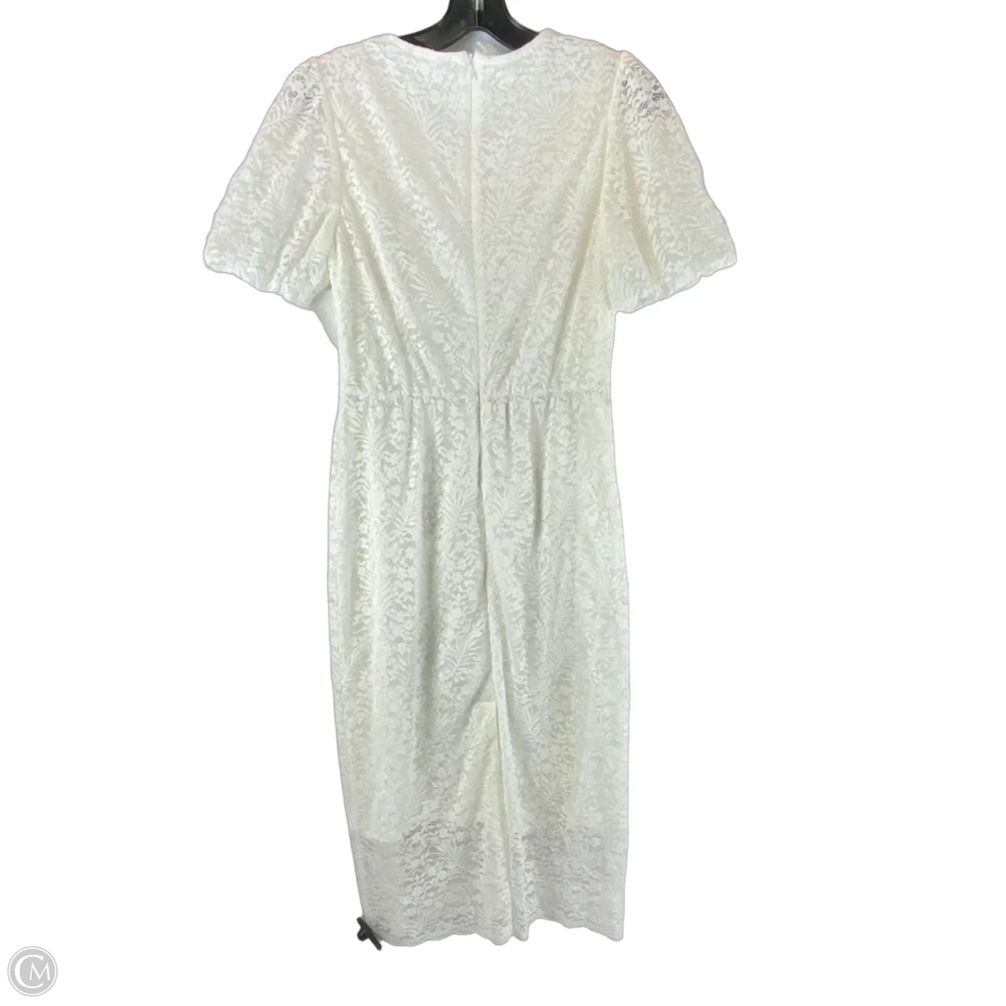 Dress Casual Midi By Clothes Mentor In White, Size: S