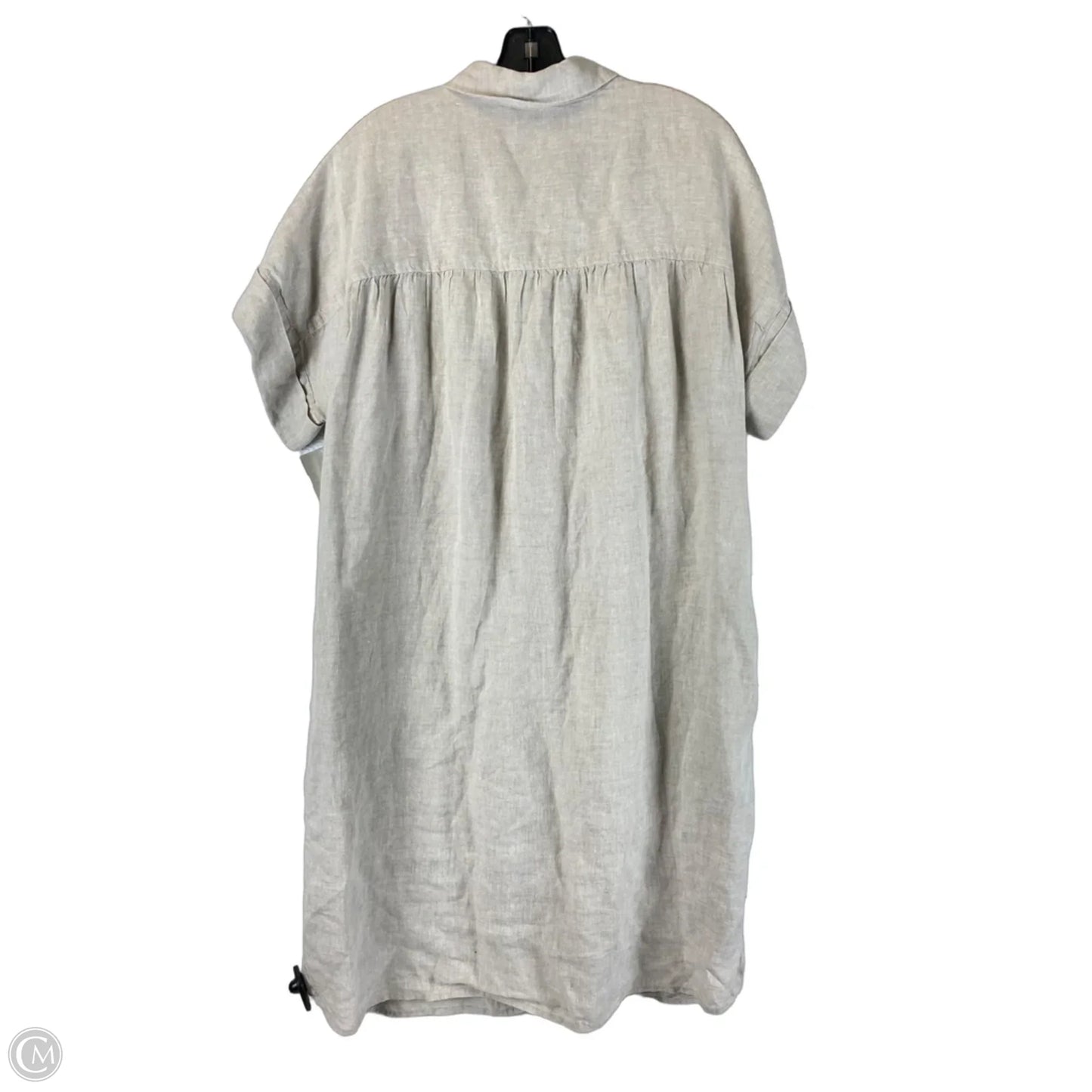 Dress Casual Midi By J. Crew In Taupe, Size: Xl