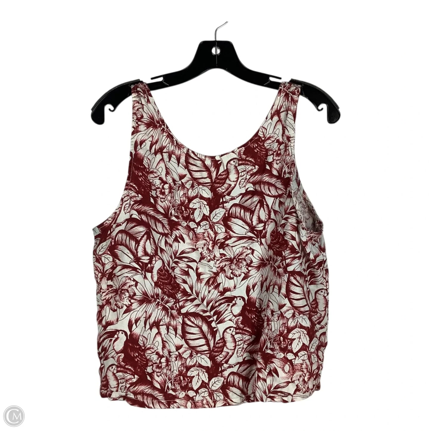 Top Sleeveless By Rachel Zoe In Floral Print, Size: L