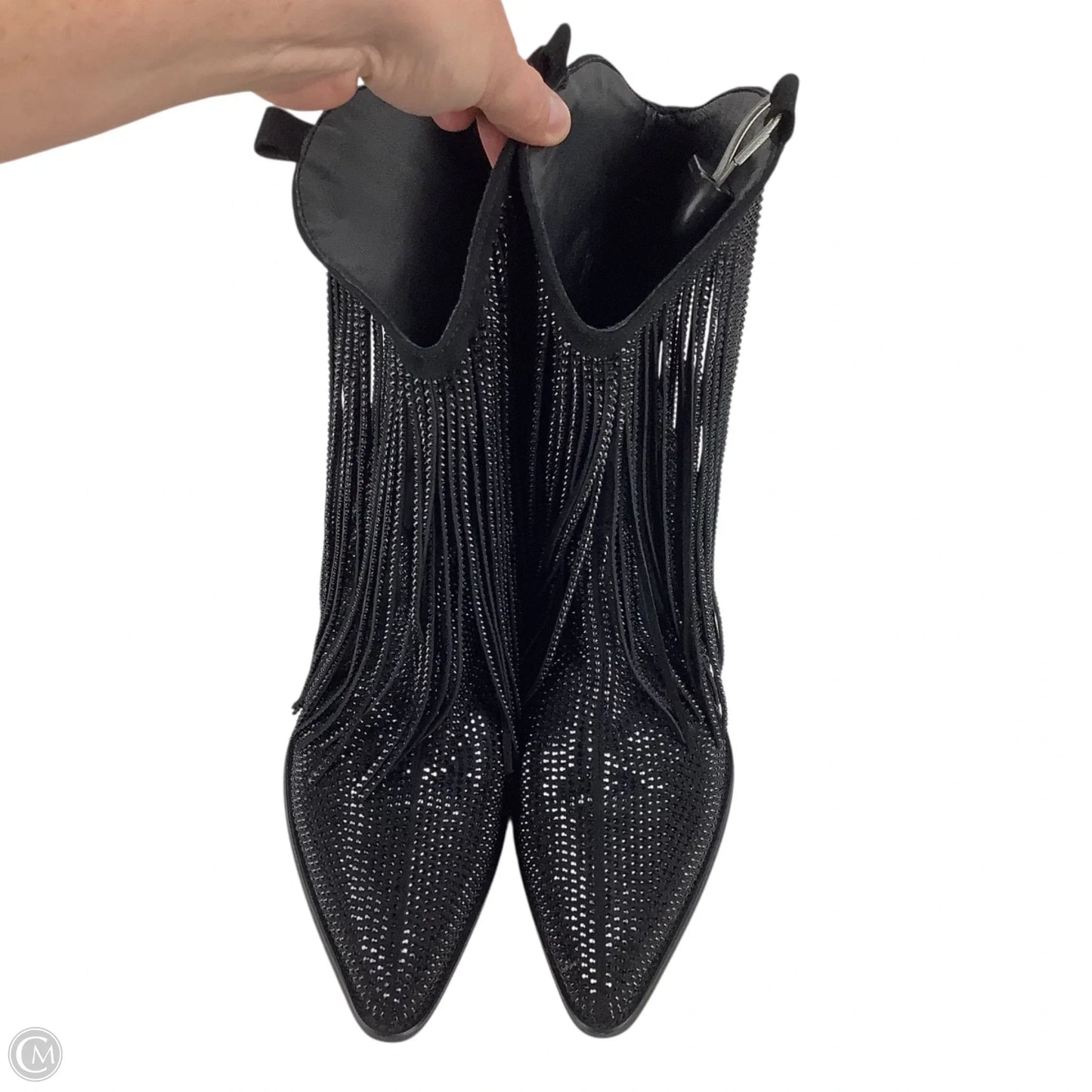 Boots Western By Clothes Mentor In Black, Size: 8