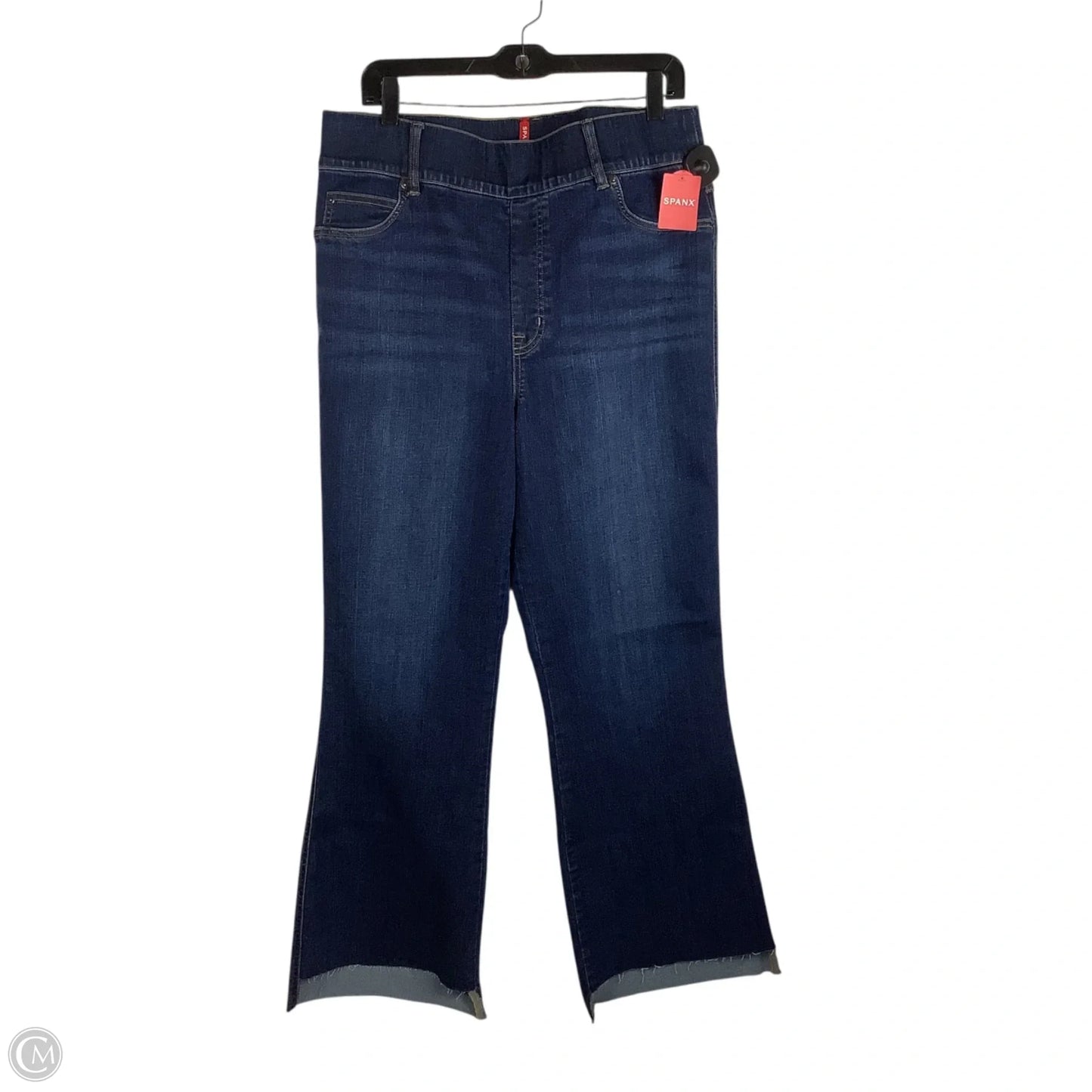Jeans Wide Leg By Spanx In Blue Denim, Size: 1x