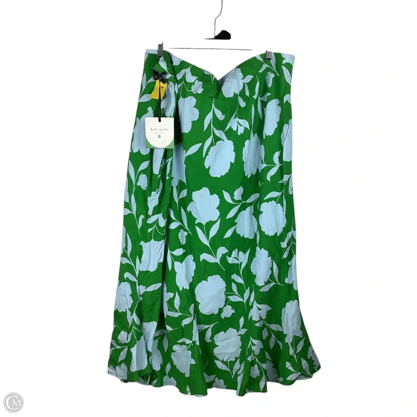 Skirt Designer By Kate Spade In Blue & Green, Size: 3x