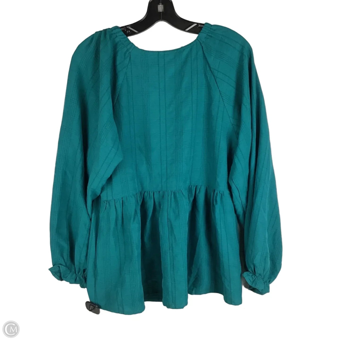 Top Long Sleeve By 143 Story In Green, Size: L