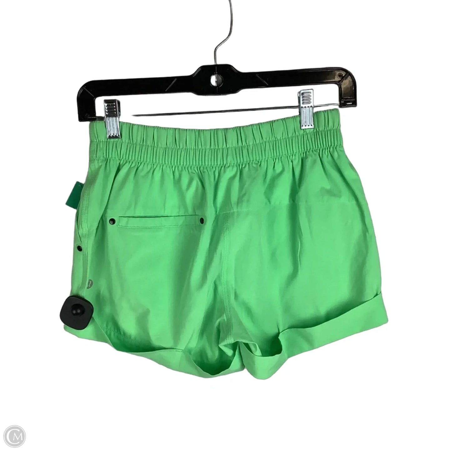 Athletic Shorts By Lululemon In Green, Size: 4