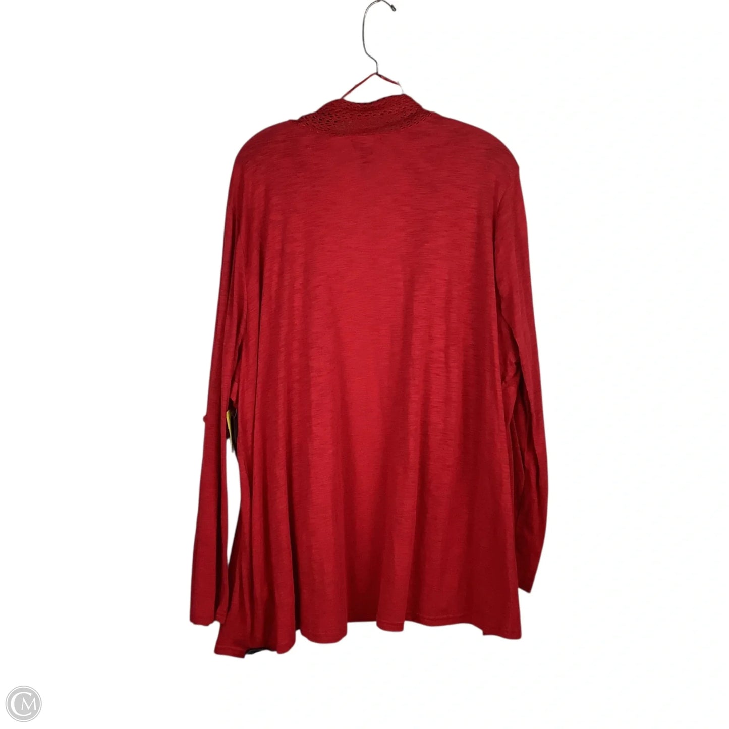 Cardigan By New Directions In Red, Size: 1x
