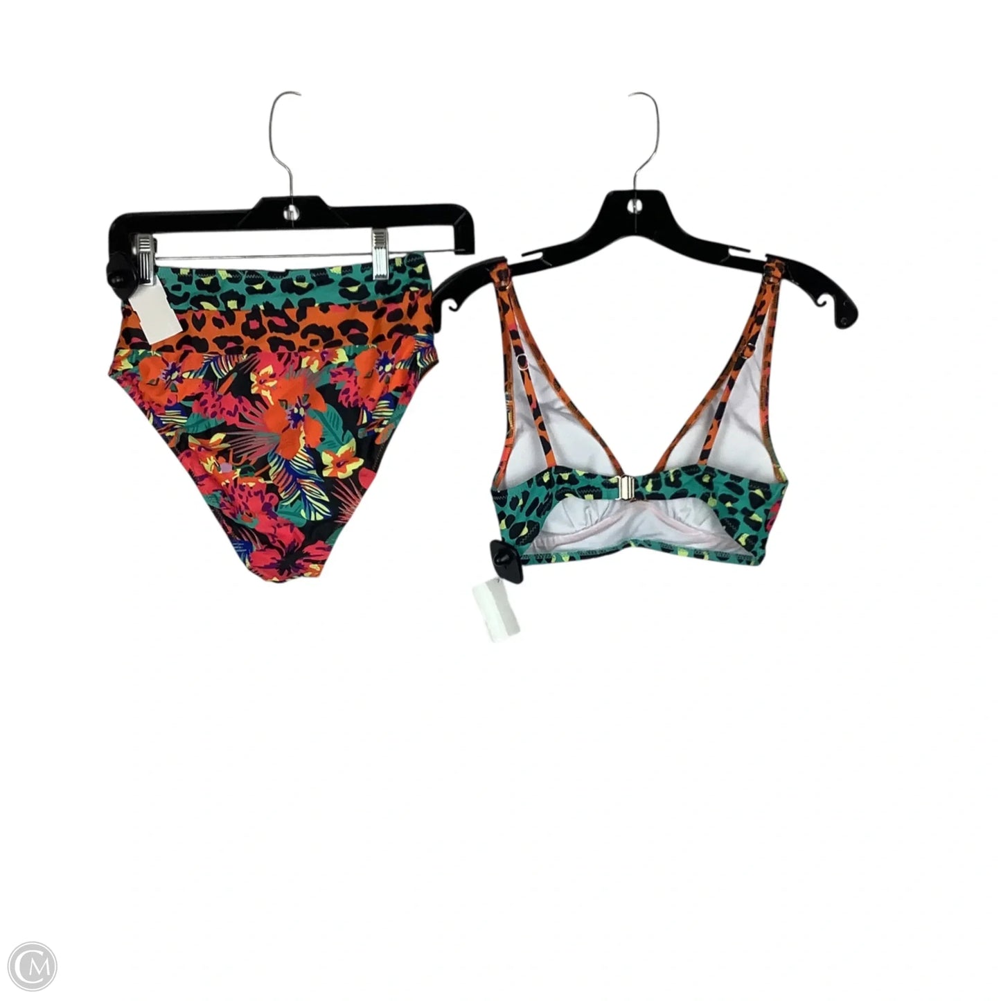 Swimsuit 2pc By Clothes Mentor In Multi-colored, Size: Xs