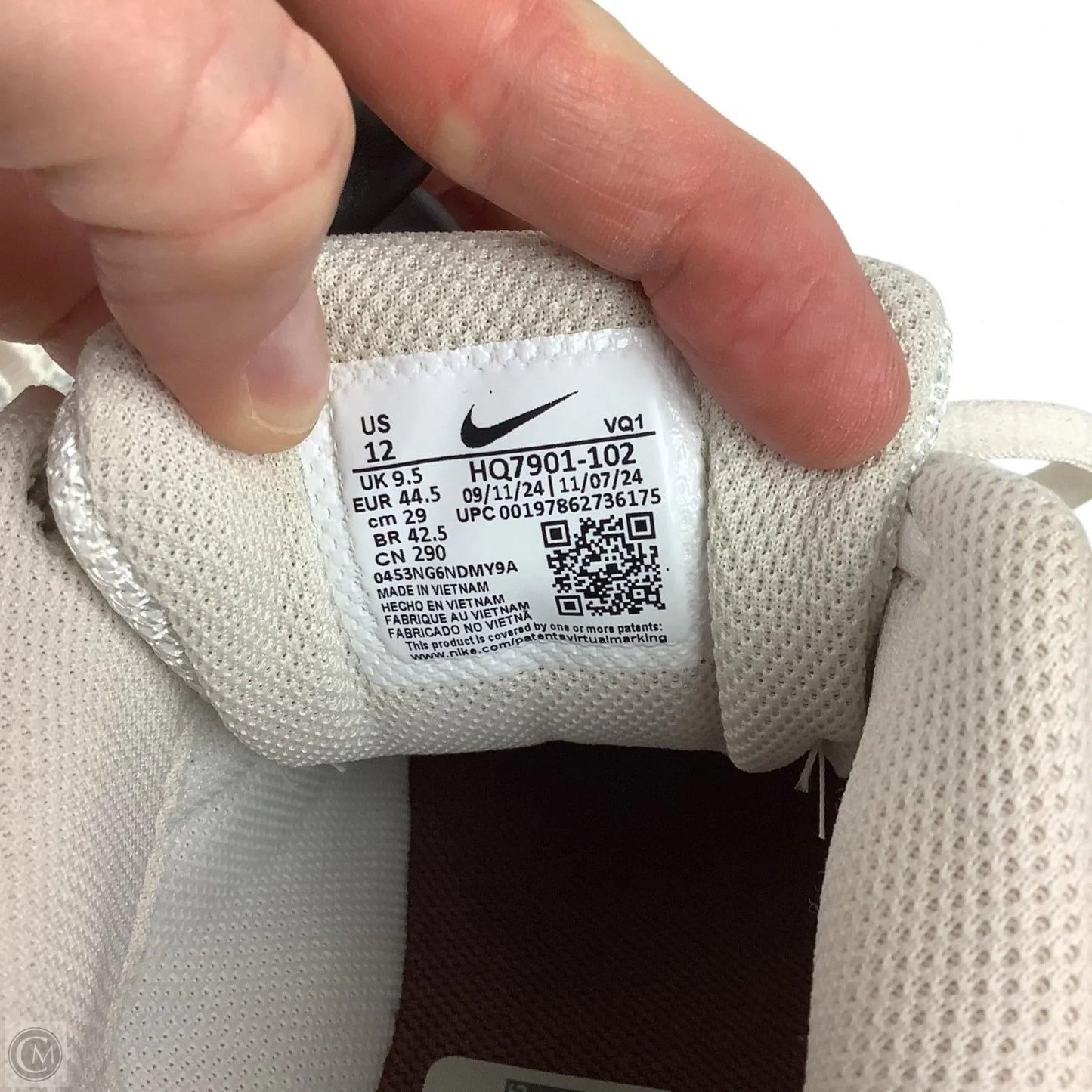 Shoes Athletic By Nike In Brown & Cream, Size: 12