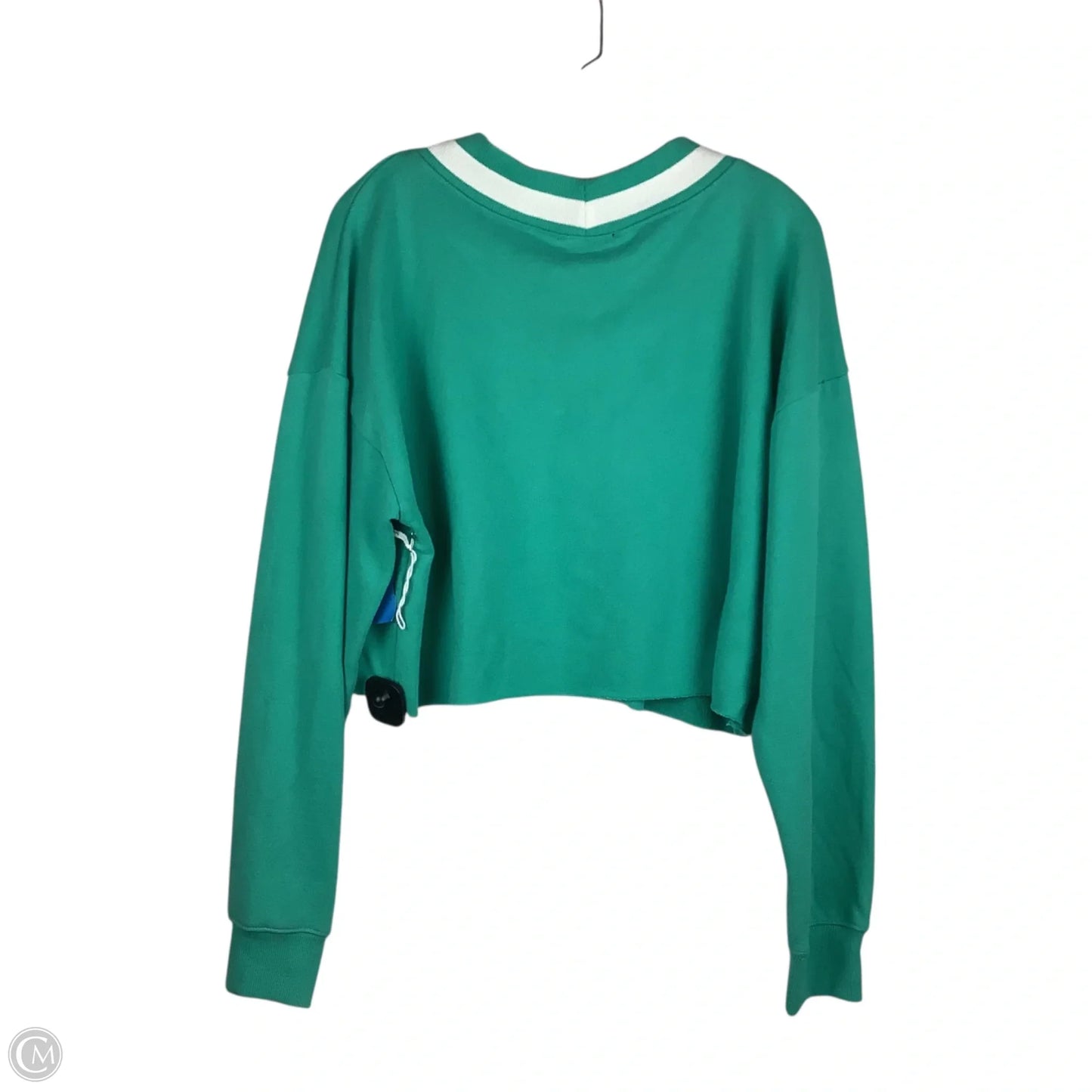 Sweater By Forever 21 In Green, Size: L
