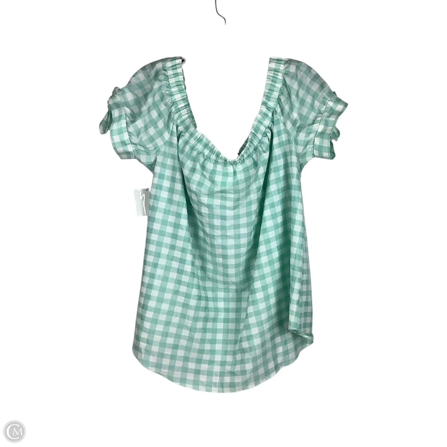 Top Short Sleeve By Cmc In Teal, Size: Xl