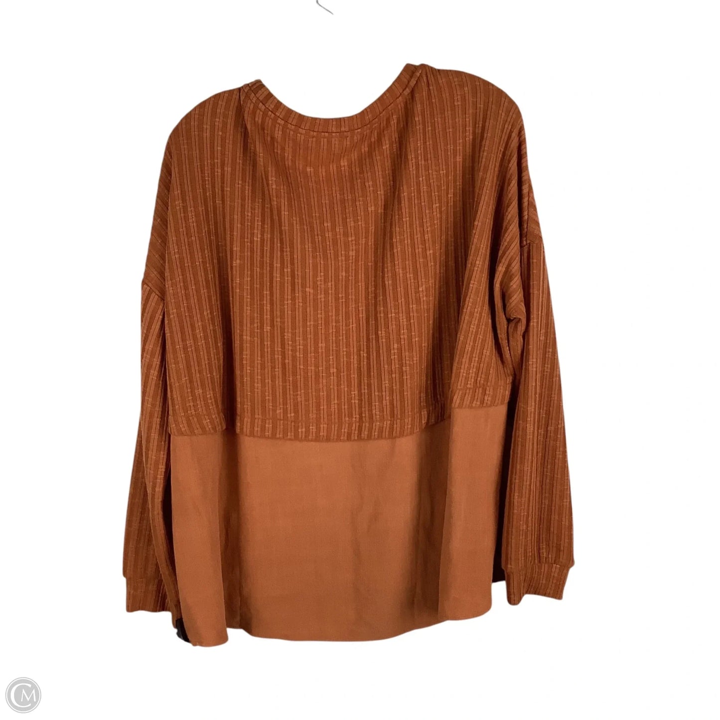 Top Long Sleeve By Umgee In Orange, Size: L