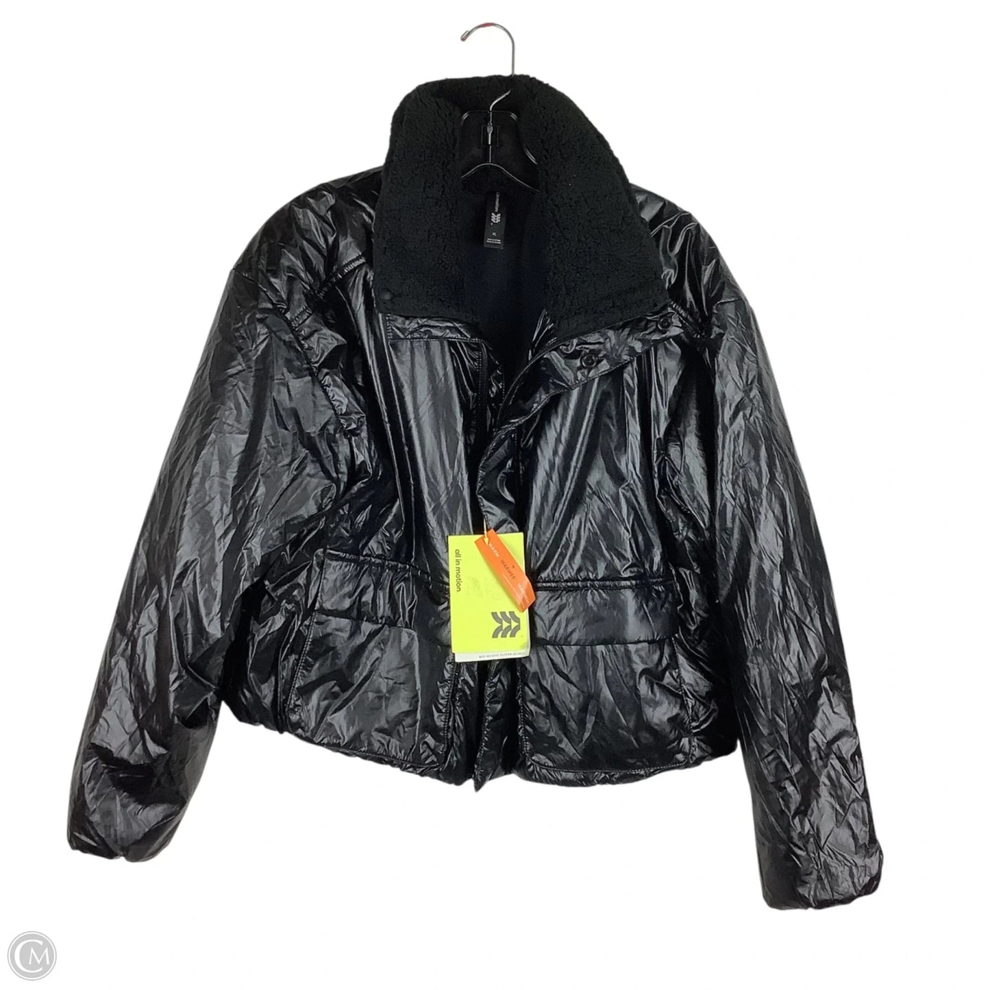 Jacket Puffer & Quilted By All In Motion In Black, Size: Xl