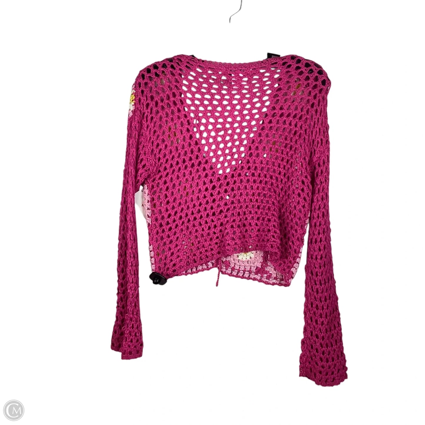 Cardigan By Clothes Mentor In Pink, Size: S
