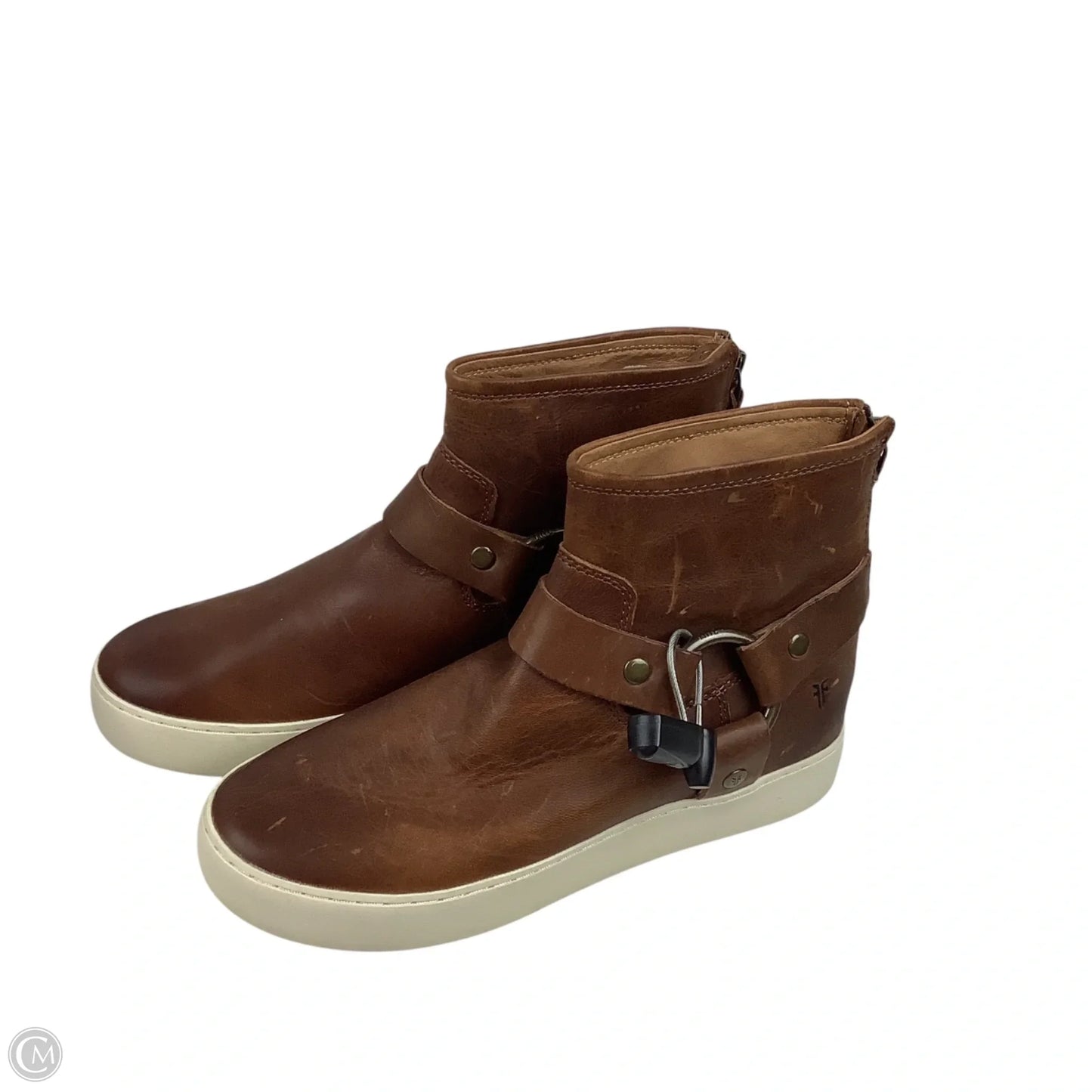 Shoes Designer By Frye In Brown, Size: 7