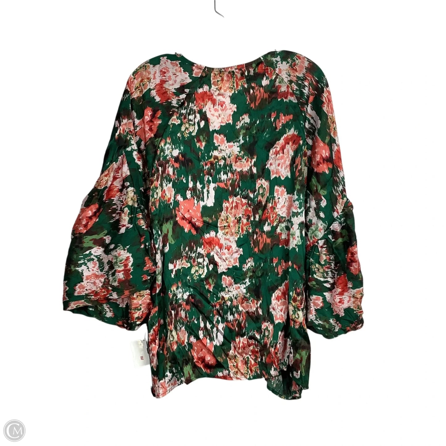 Top Short Sleeve By Jodifl In Green, Size: L