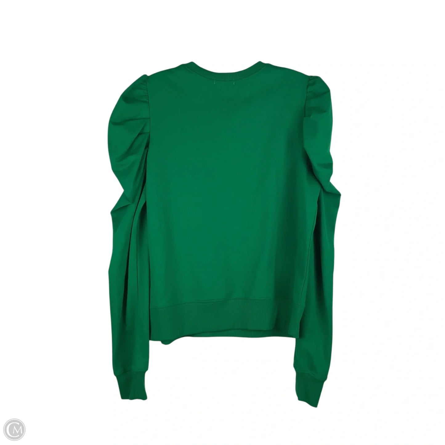Top Long Sleeve By Tcec In Green, Size: M