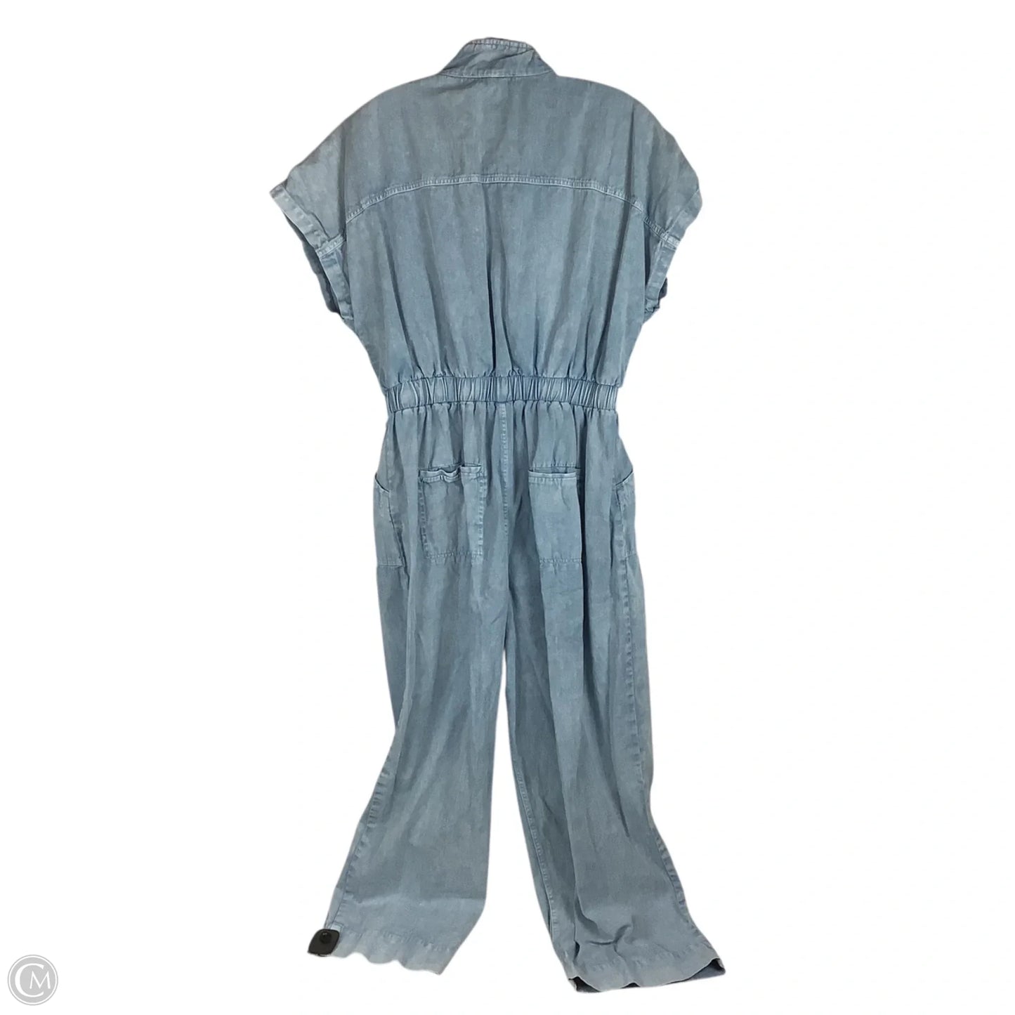 Jumpsuit By Simply Southern In Blue Denim, Size: Xl