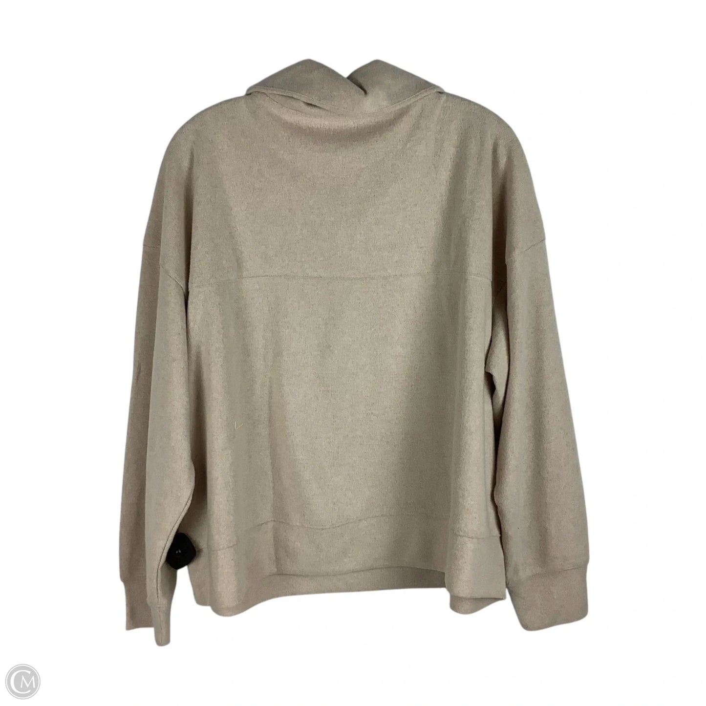 Sweatshirt Collar By White Birch In Beige, Size: Xl