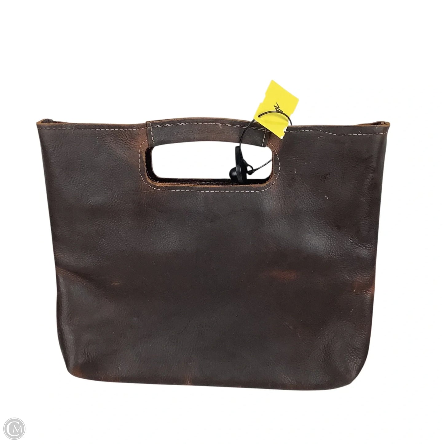 Clutch Leather By Clothes Mentor, Size: Large