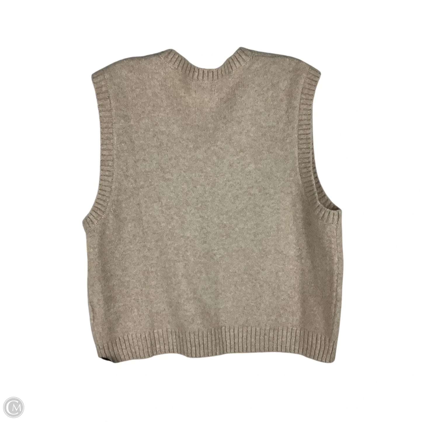 Vest Sweater By J. Crew In Tan, Size: L