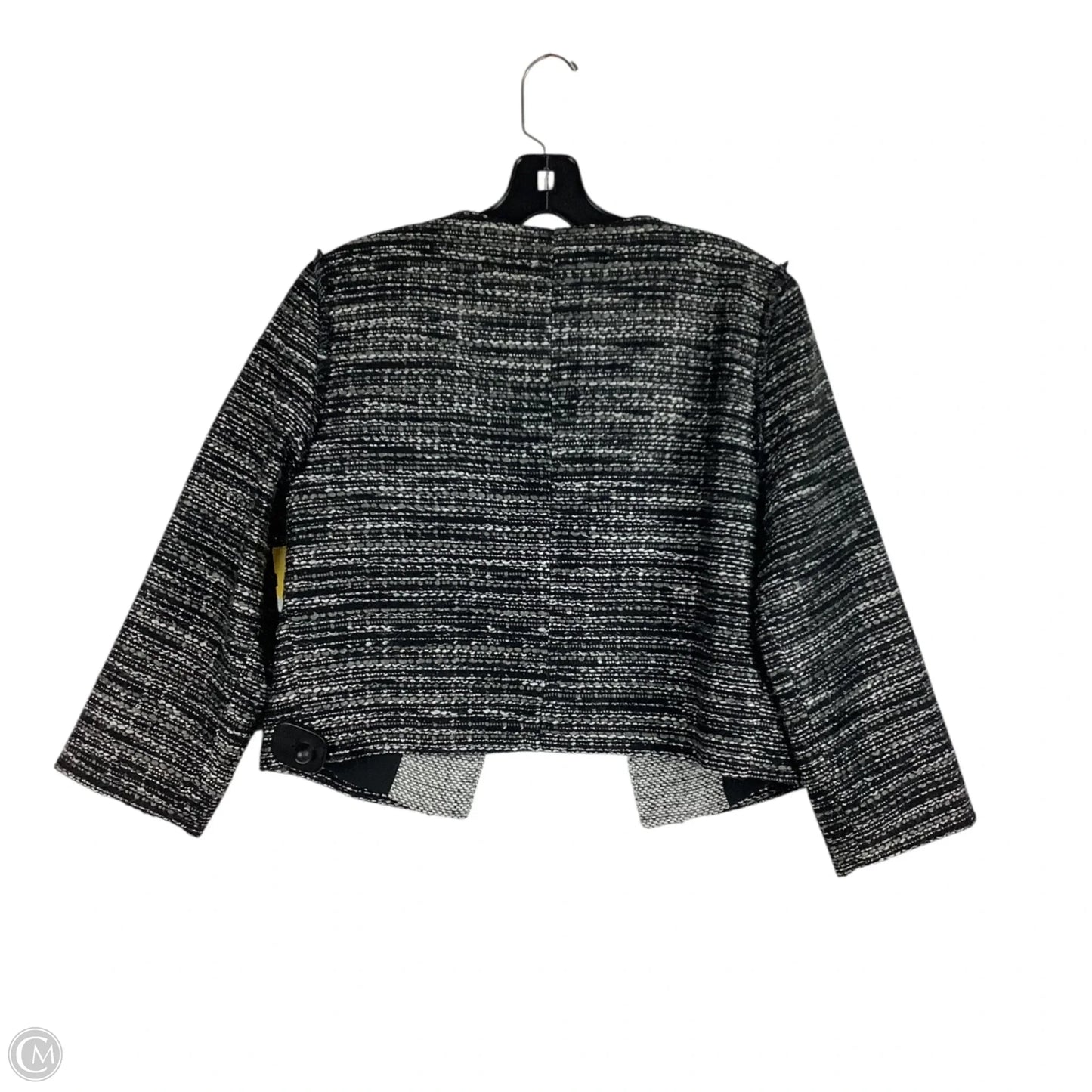 Blazer Designer By Karl Lagerfeld In Black, Size: M