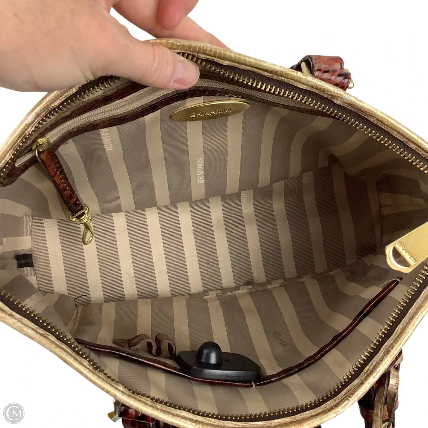 Crossbody Designer By Brahmin, Size: Medium