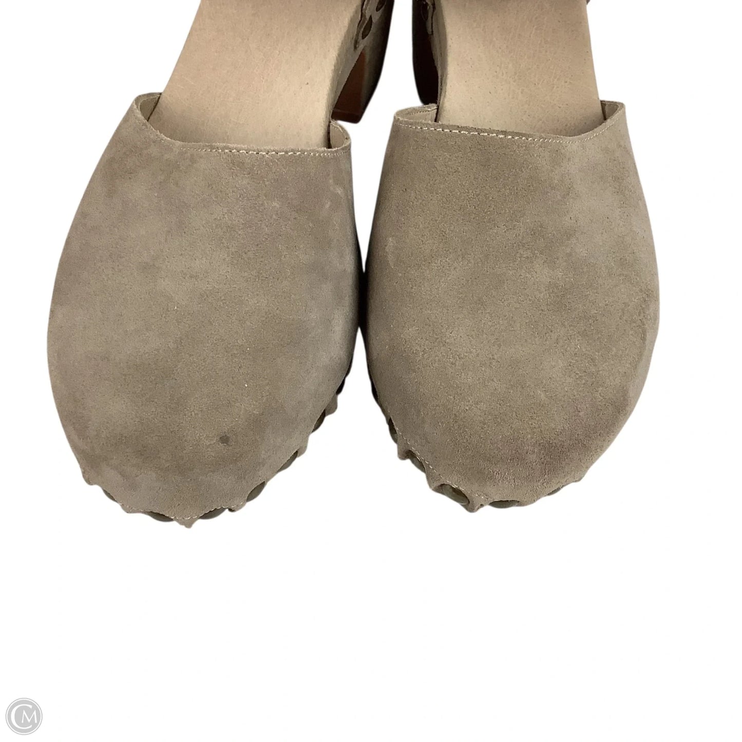 Shoes Heels Block By Clothes Mentor In Taupe, Size: 11