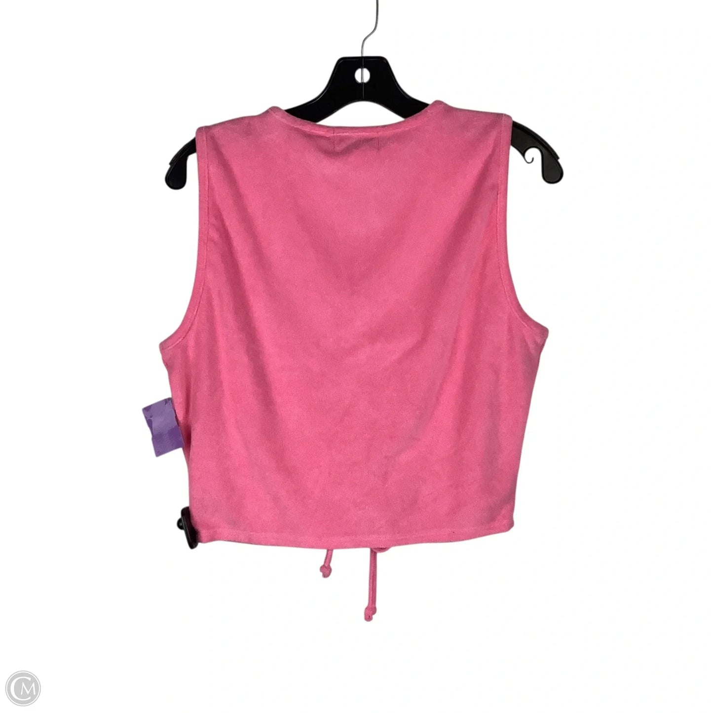 Top Sleeveless By Juicy Couture In Pink, Size: L