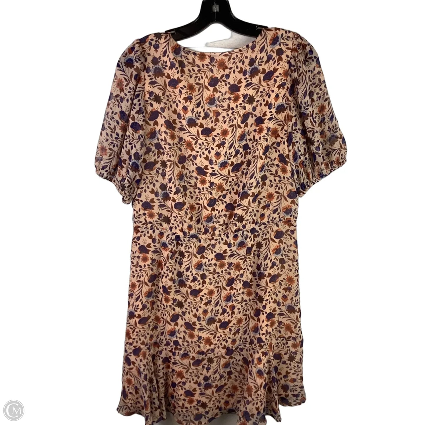 Dress Casual Short By Loft In Orange & Purple, Size: 6