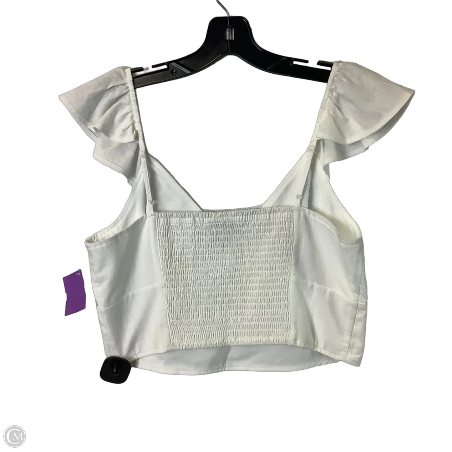 Top Sleeveless By A New Day In White, Size: M