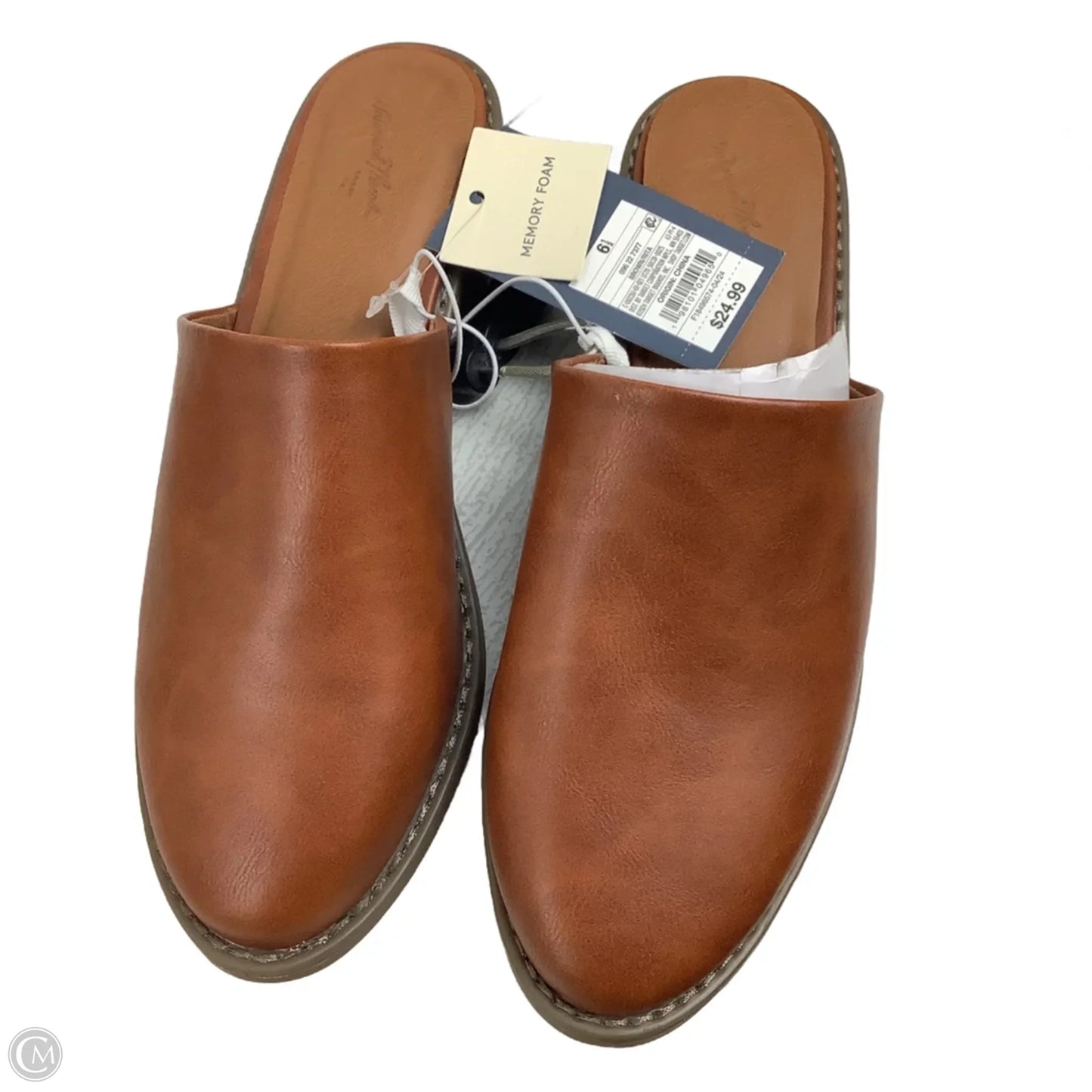 Shoes Heels Block By Universal Thread In Brown, Size: 6.5