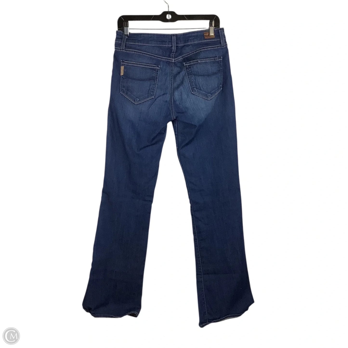 Jeans Boot Cut By Paige In Blue Denim, Size: 8 (29)