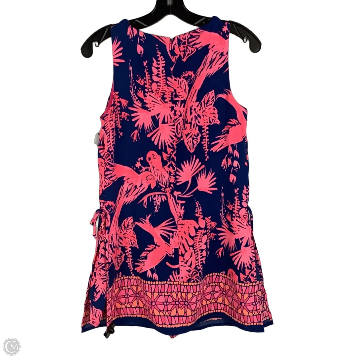 Romper Dress Designer By Lilly Pulitzer In Navy, Size: 2