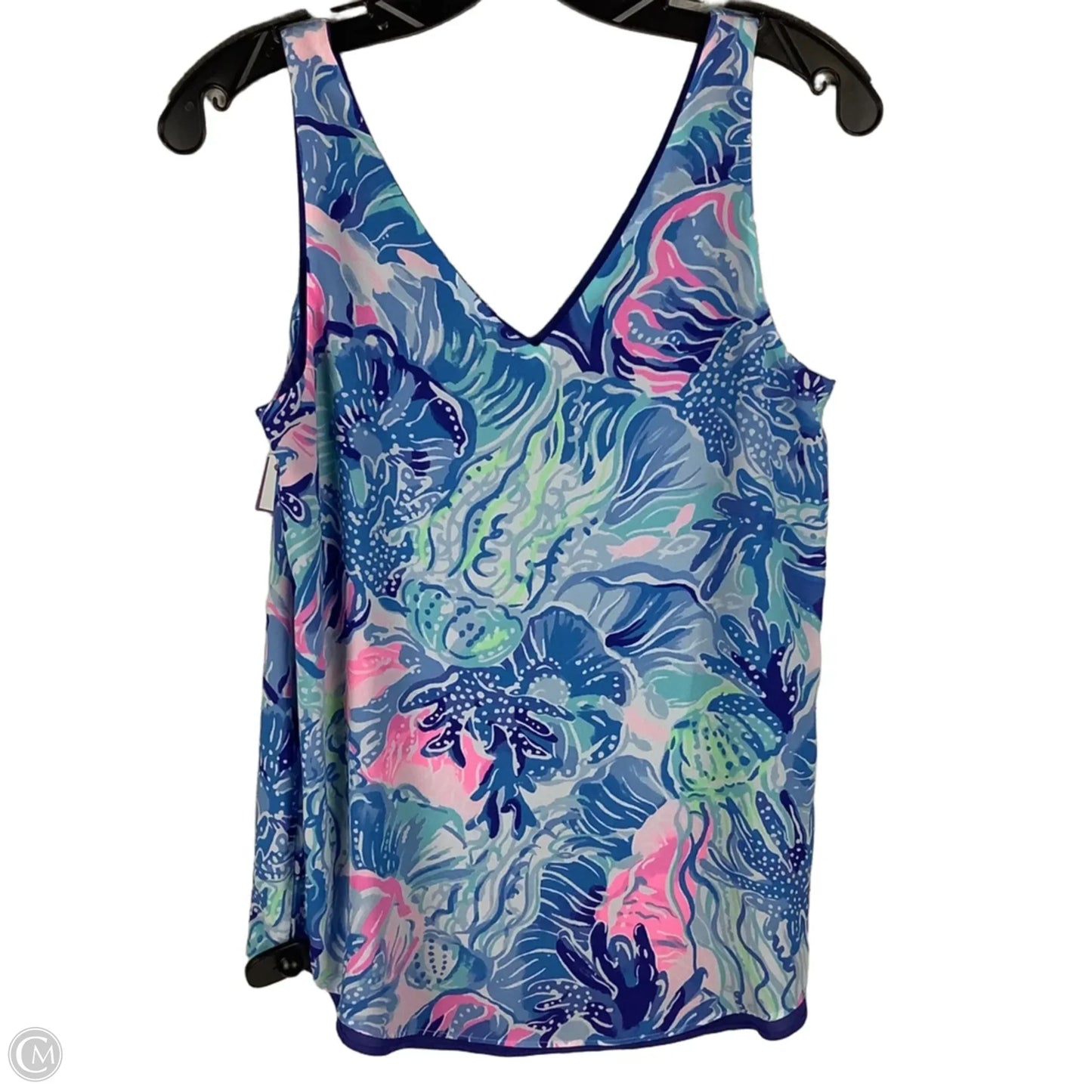 Top Sleeveless Designer By Lilly Pulitzer In Blue, Size: Xs