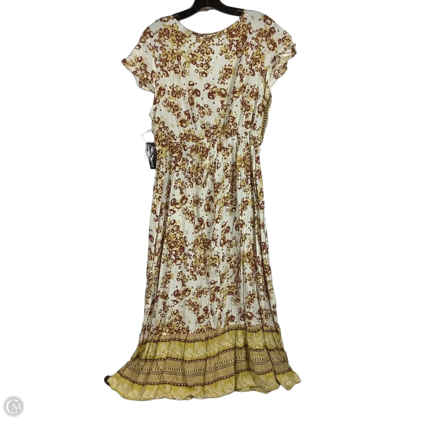 Dress Casual Maxi By Lapis In Yellow, Size: Xl