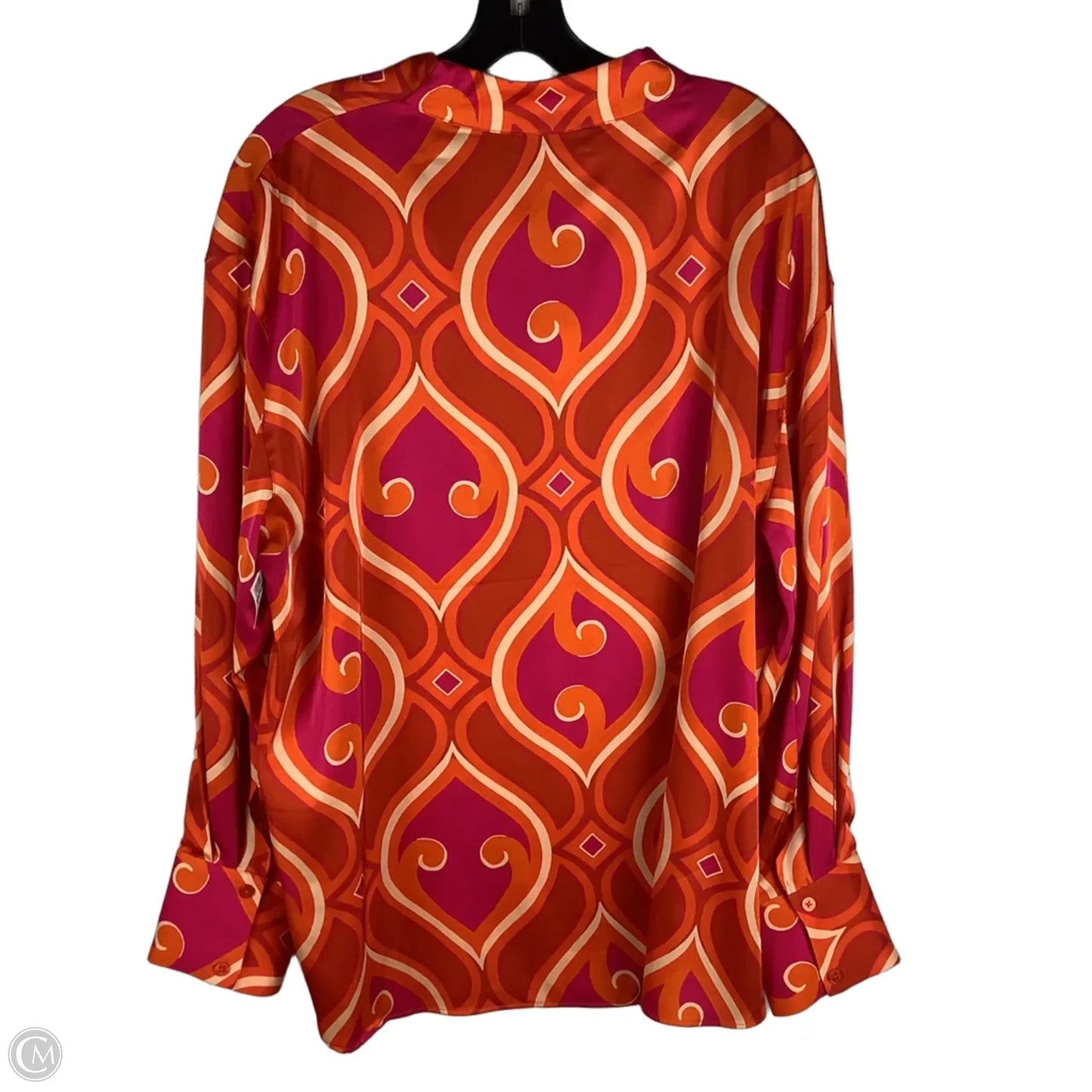 Top Long Sleeve By Rachel Zoe In Orange, Size: Xl