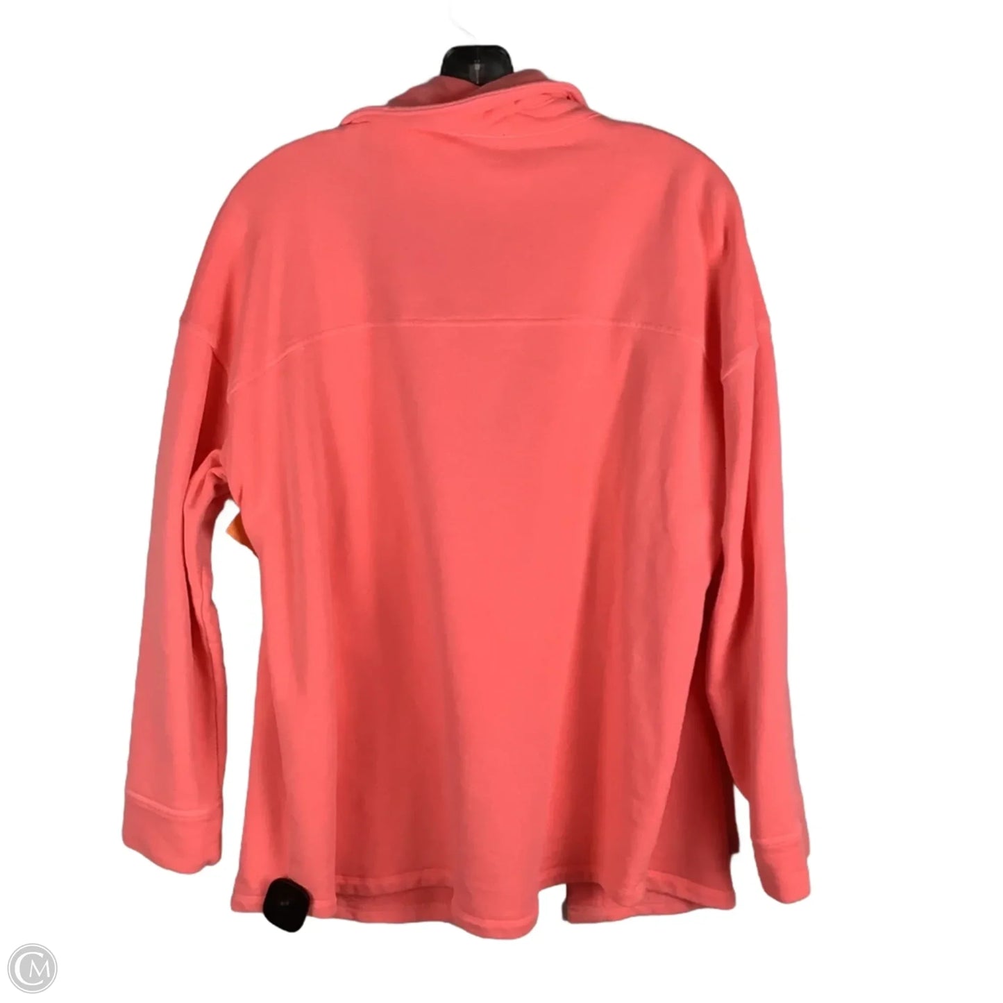 Jacket Shirt By Talbots In Coral, Size: L