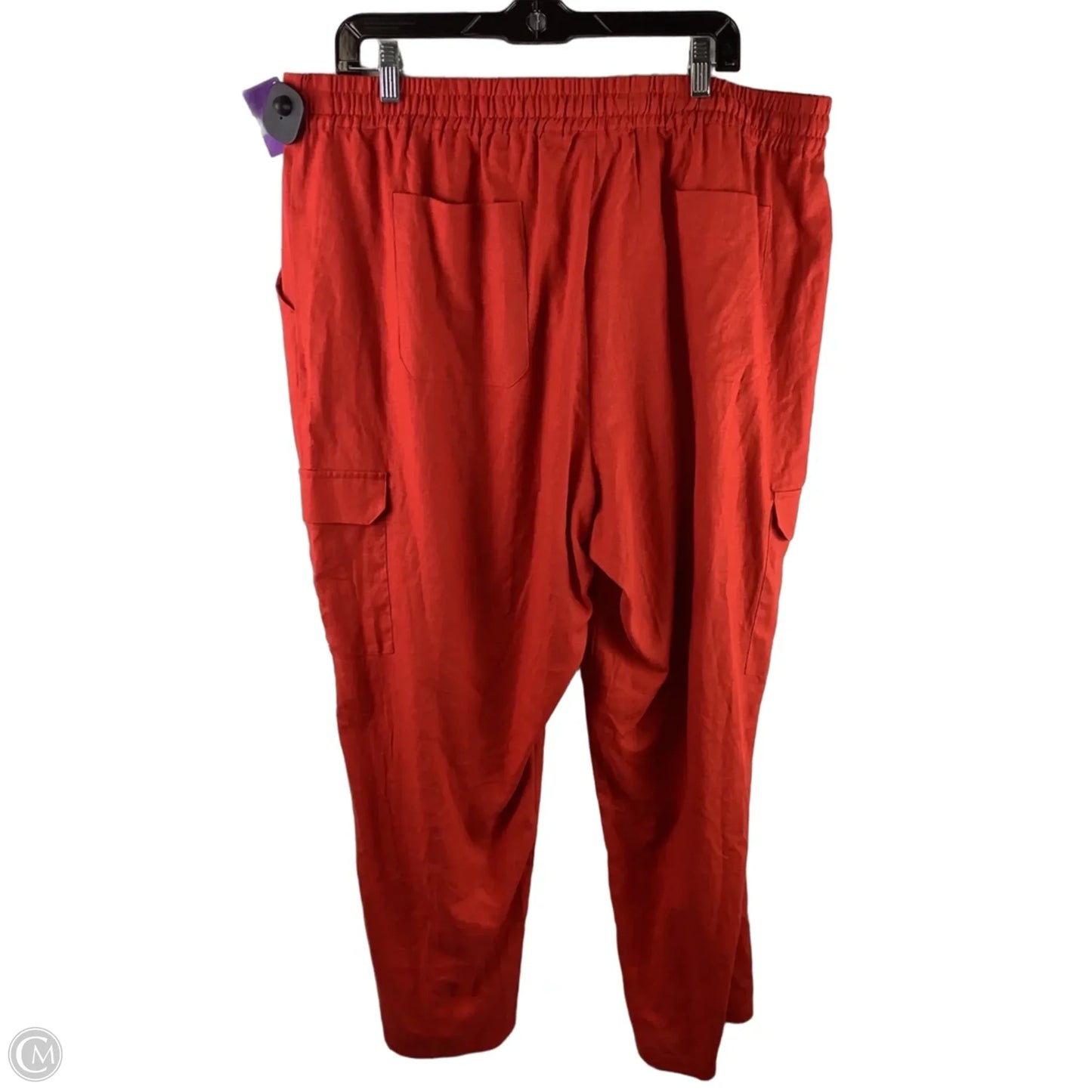 Pants Linen By New York And Co In Red, Size: Xl