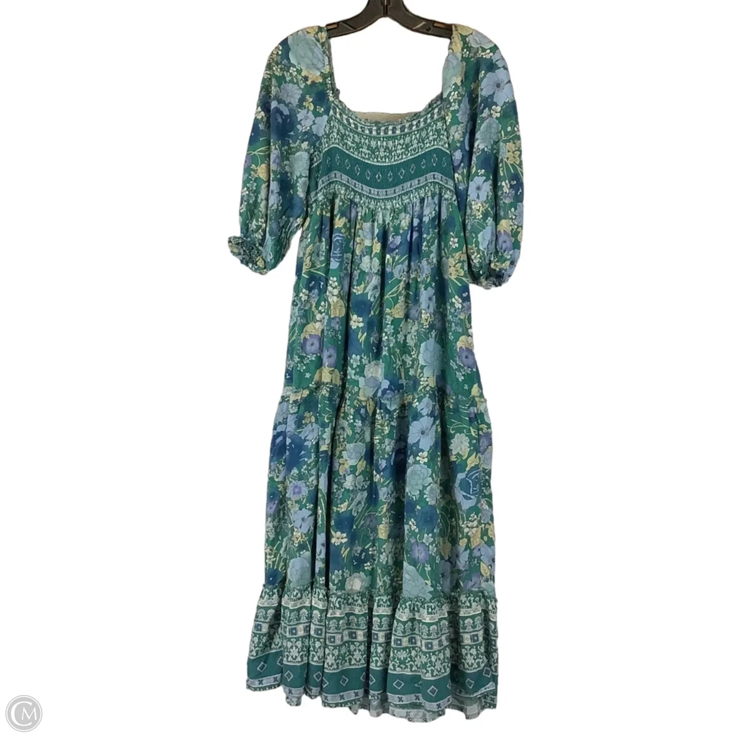 Dress Casual Maxi By Baltic Born In Green, Size: M