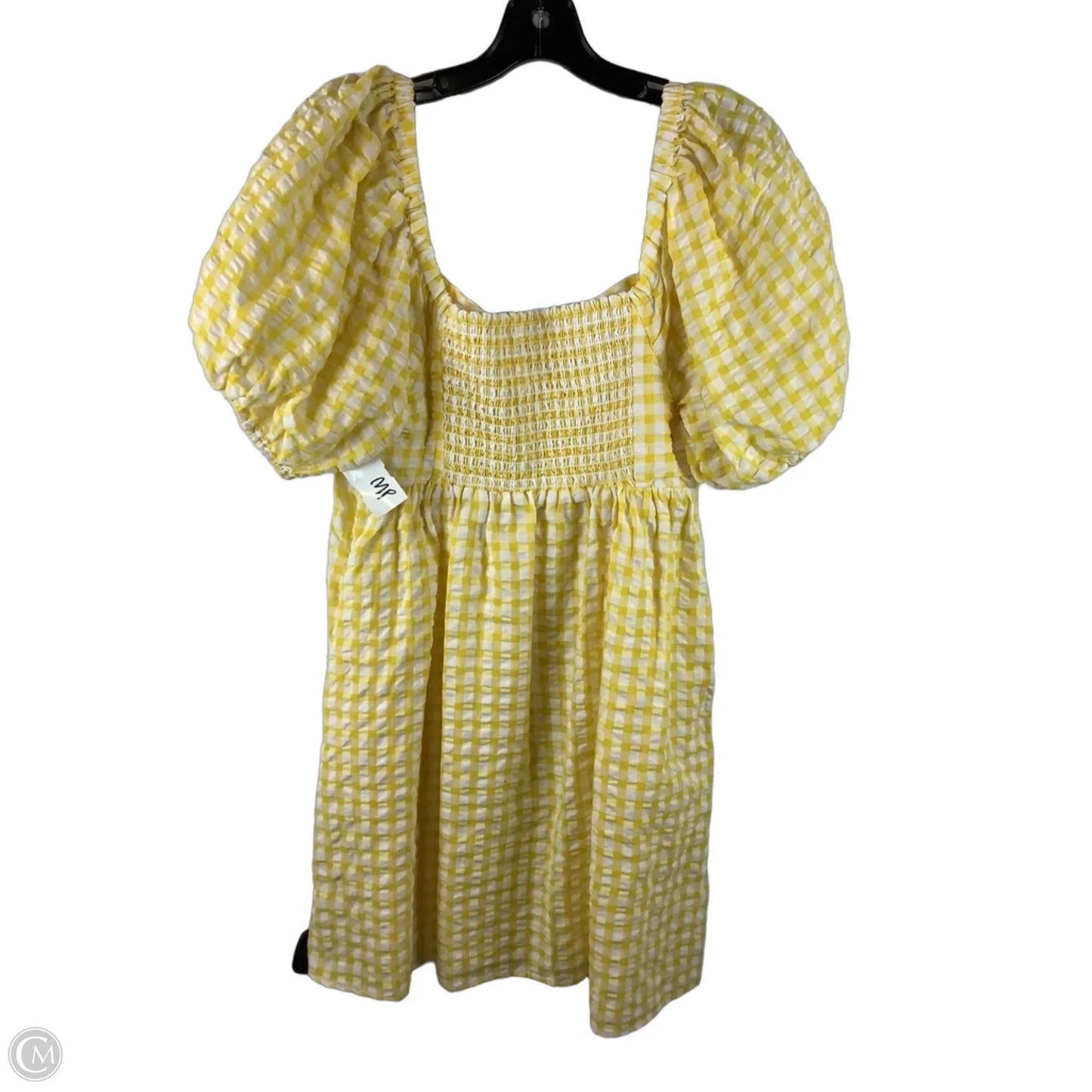 Dress Casual Short By Old Navy In Yellow, Size: M